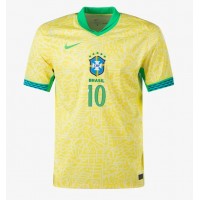 Brasilien Rodrygo Goes #10 Hemmatröja Copa America 2024 Kortärmad